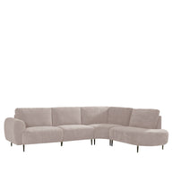 LABEL51 Hoekbanken Milano - Clay - Chenille - Hoekbank Rechts