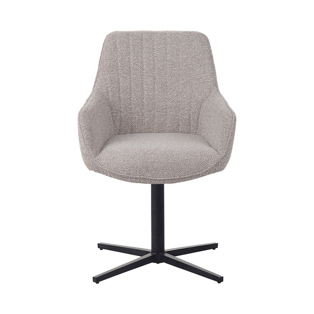 LABEL51 Eetkamerstoelen Mira - Naturel - Royal Boucle - One size