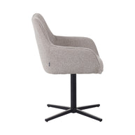 LABEL51 Eetkamerstoelen Mira - Naturel - Royal Boucle - One size