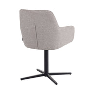 LABEL51 Eetkamerstoelen Mira - Naturel - Royal Boucle - One size