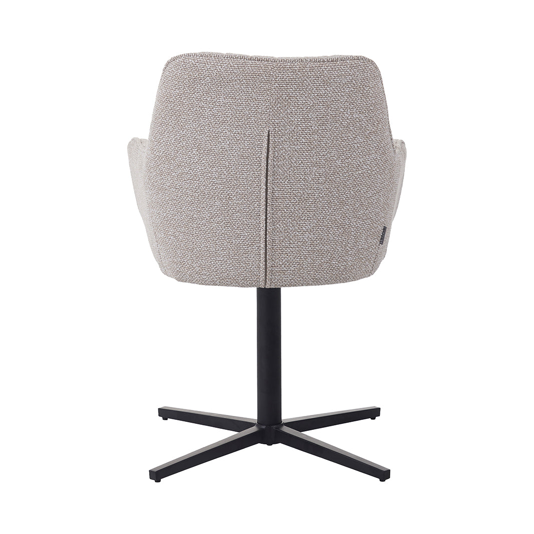 LABEL51 Eetkamerstoelen Mira - Naturel - Royal Boucle - One size