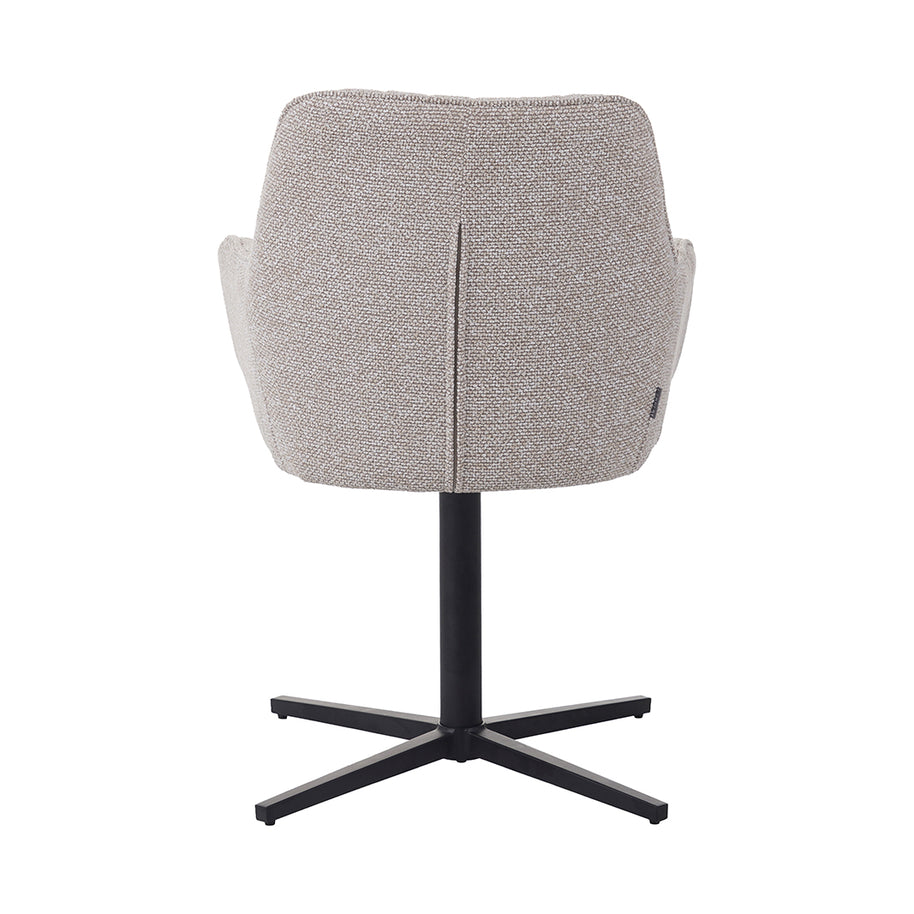 LABEL51 Eetkamerstoelen Mira - Naturel - Royal Boucle - One size
