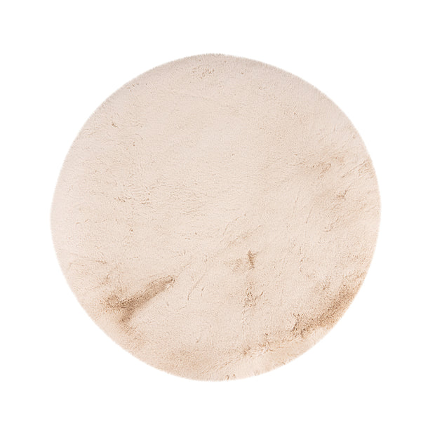 LABEL51 Vloerkleden Indy - Beige - Polyester - 200x200 cm - Rond