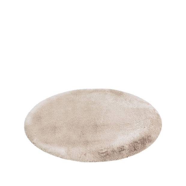 LABEL51 Vloerkleden Indy - Licht Taupe - Polyester - 200x200 cm - Rond