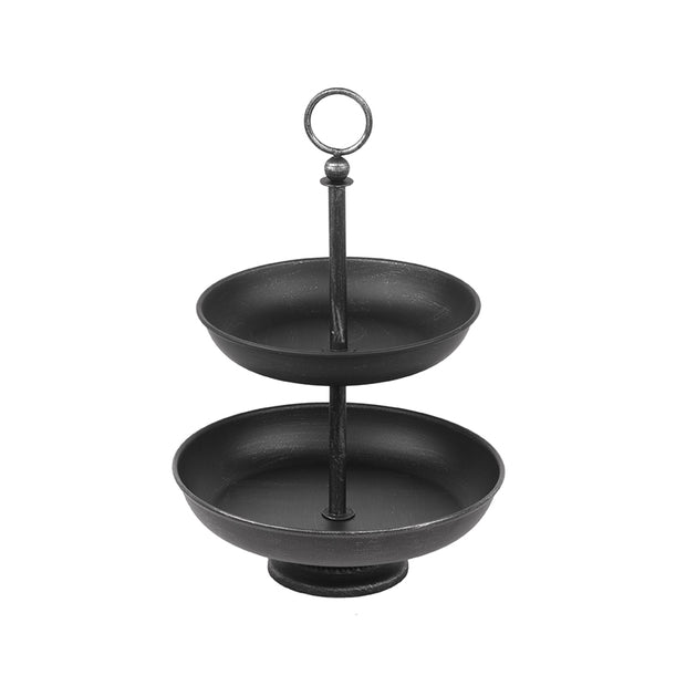 LABEL51 Woondecoratie Etagere - Antiek Zwart - Metaal - One Size