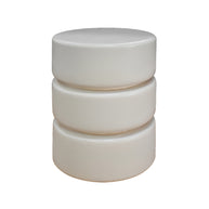 LABEL51 Bijzettafels Milly - Soft Sand - Mangohout - 35 cm - Rond