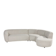 LABEL51 Hoekbanken Florence - Naturel - Boucle - Hoekbank Rechts