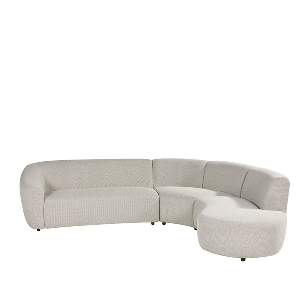 LABEL51 Hoekbanken Florence - Naturel - Boucle - Hoekbank Rechts