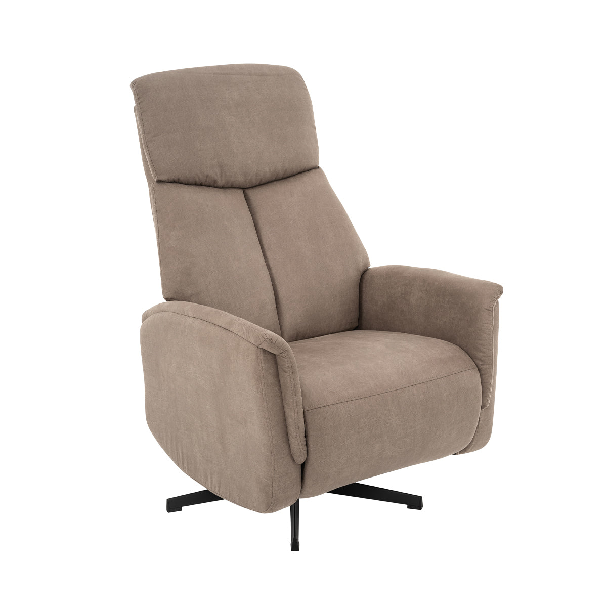 LABEL51 Fauteuils Aarhus - Taupe - Kunstleder - 2-Motorig