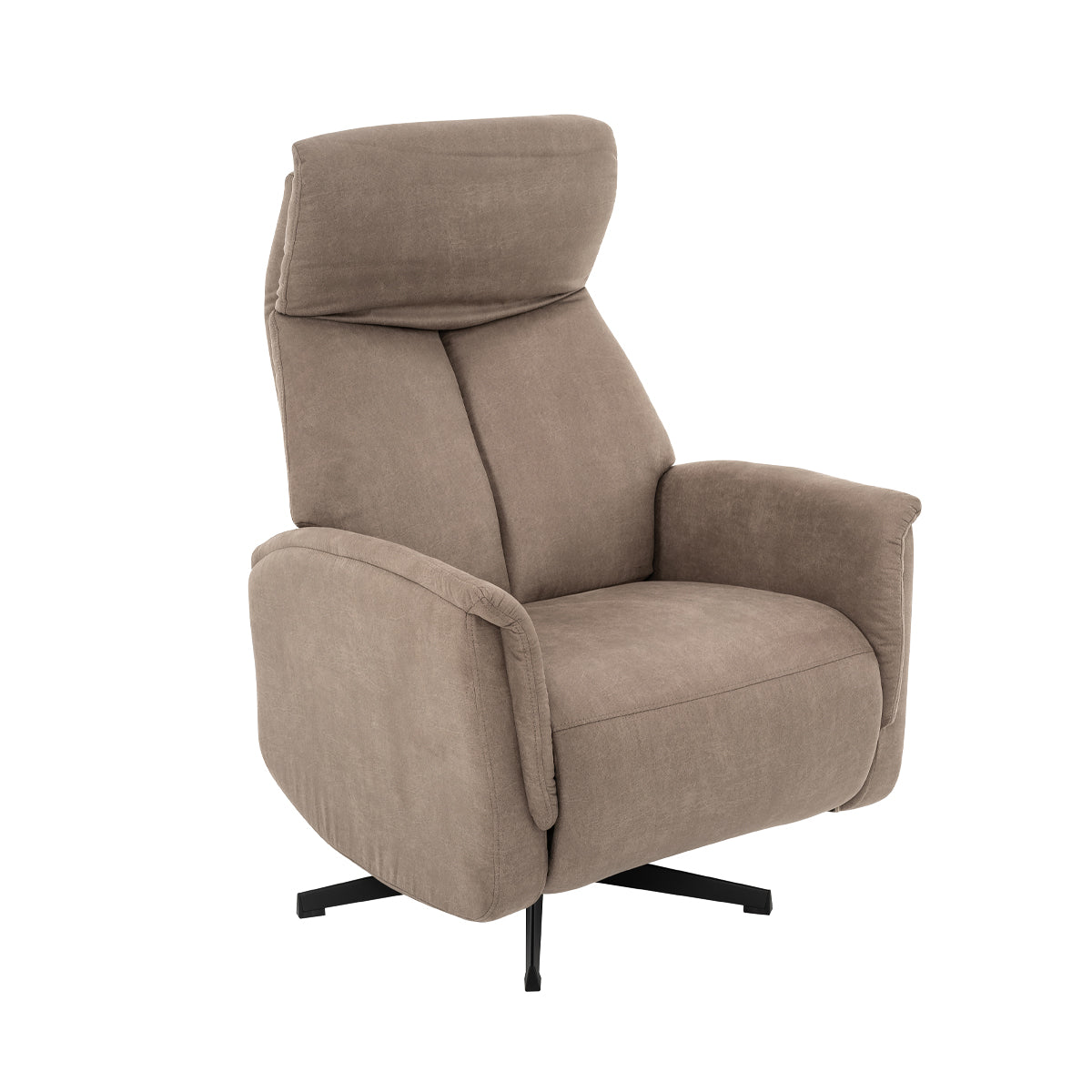 LABEL51 Fauteuils Aarhus - Taupe - Kunstleder - 2-Motorig