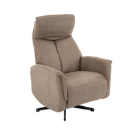 LABEL51 Fauteuils Aarhus - Taupe - Kunstleder - 2-Motorig