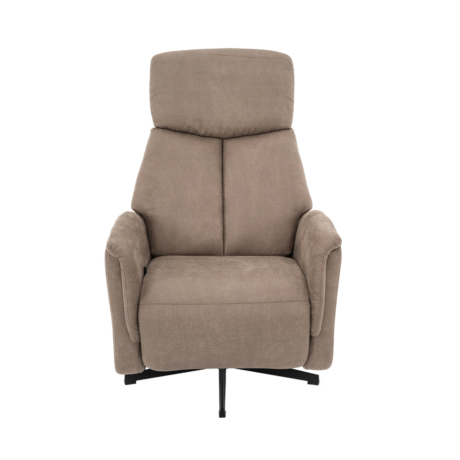 LABEL51 Fauteuils Aarhus - Taupe - Kunstleder - 2-Motorig