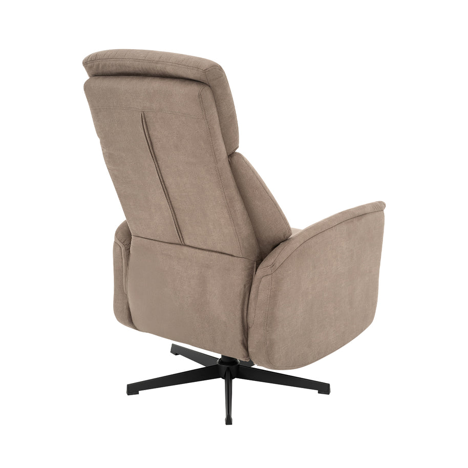 LABEL51 Fauteuils Aarhus - Taupe - Kunstleder - 2-Motorig