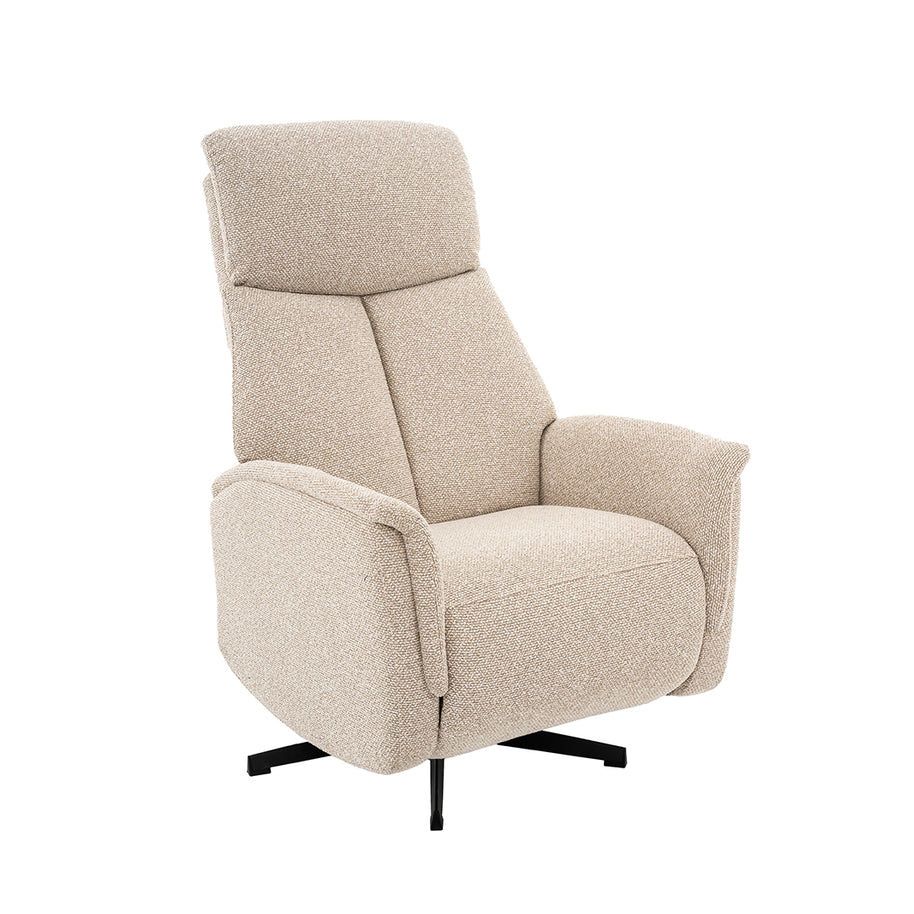 LABEL51 Fauteuils Aarhus - Naturel - Boucle - 2-Motorig