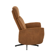 LABEL51 Fauteuils Aarhus - Cognac - Kunstleder - 2-Motorig