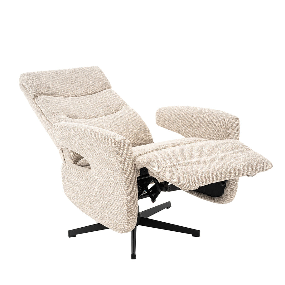 LABEL51 Fauteuils Tampere - Naturel - Boucle - 2-Motorig