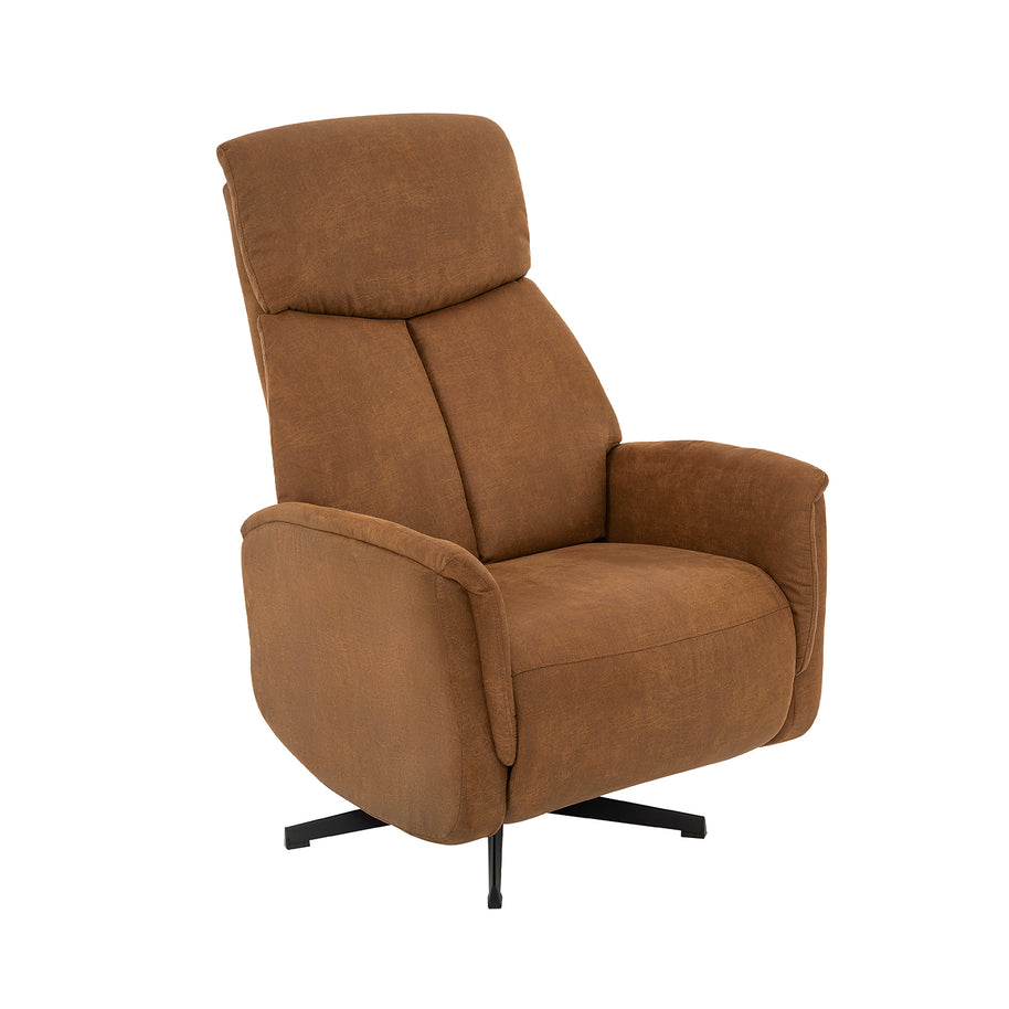 LABEL51 Fauteuils Helsinki - Beige - Kunstleder - Manueel Verstelbaar