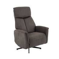LABEL51 Fauteuils Helsinki - Taupe - Kunstleder - Manueel Verstelbaar
