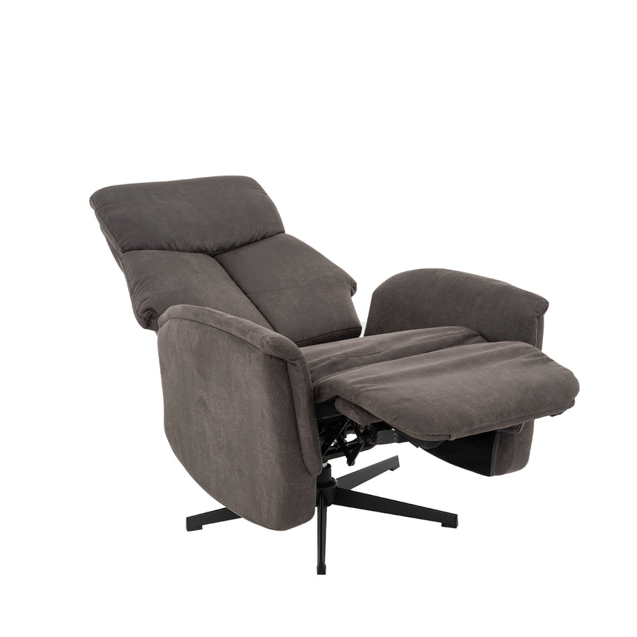LABEL51 Fauteuils Helsinki - Taupe - Kunstleder - Manueel Verstelbaar