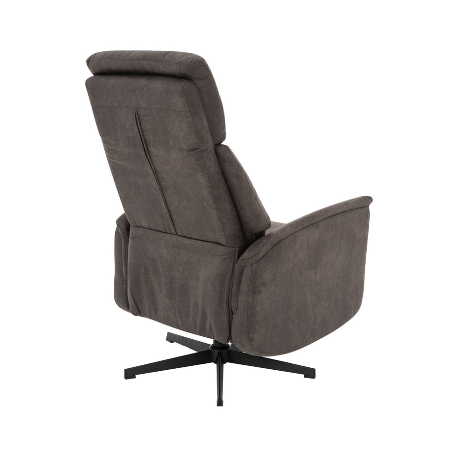 LABEL51 Fauteuils Helsinki - Taupe - Kunstleder - Manueel Verstelbaar