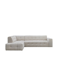 LABEL51 Hoekbanken Lorenzo - Naturel Elite - Chenille - Hoekbank Links