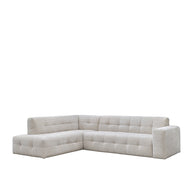 LABEL51 Hoekbanken Lorenzo - Naturel Elite - Chenille - Hoekbank Links