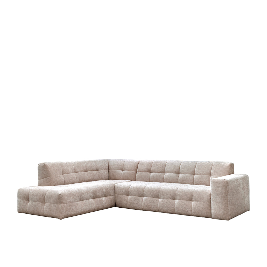 LABEL51 Hoekbanken Lorenzo - Clay Elite - Chenille - Hoekbank Links