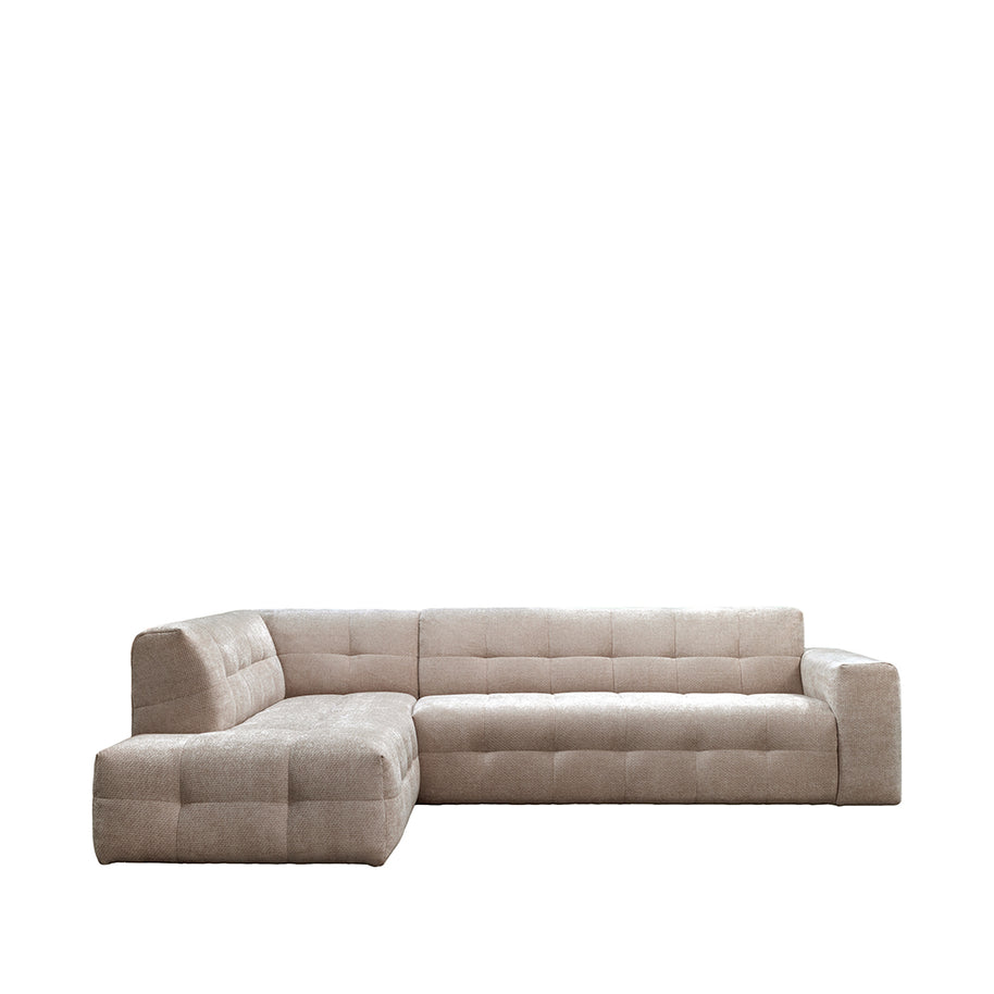 LABEL51 Hoekbanken Lorenzo - Clay Elite - Chenille - Hoekbank Links