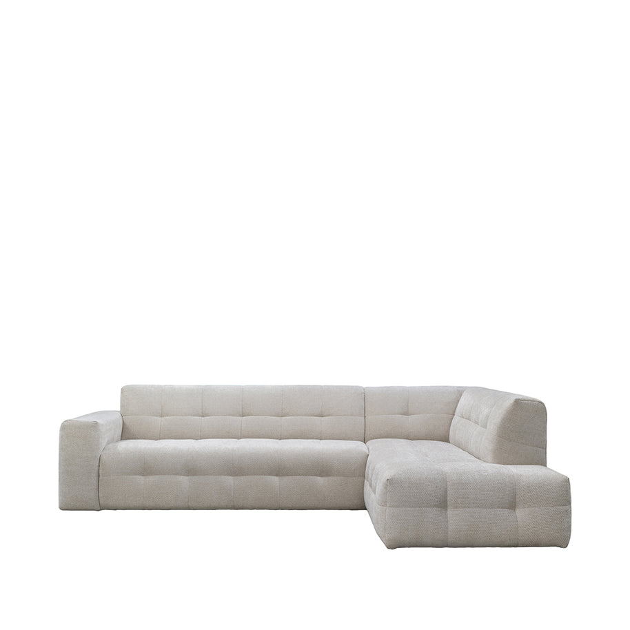 LABEL51 Hoekbanken Lorenzo - Naturel Elite - Chenille - Hoekbank Rechts
