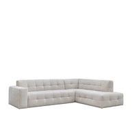 LABEL51 Hoekbanken Lorenzo - Naturel Elite - Chenille - Hoekbank Rechts