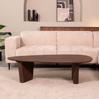 LABEL51 Salontafels Wow - Espresso - Mangohout - 135 cm