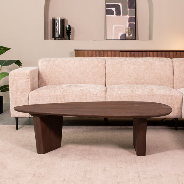 LABEL51 Salontafels Wow - Espresso - Mangohout - 135 cm