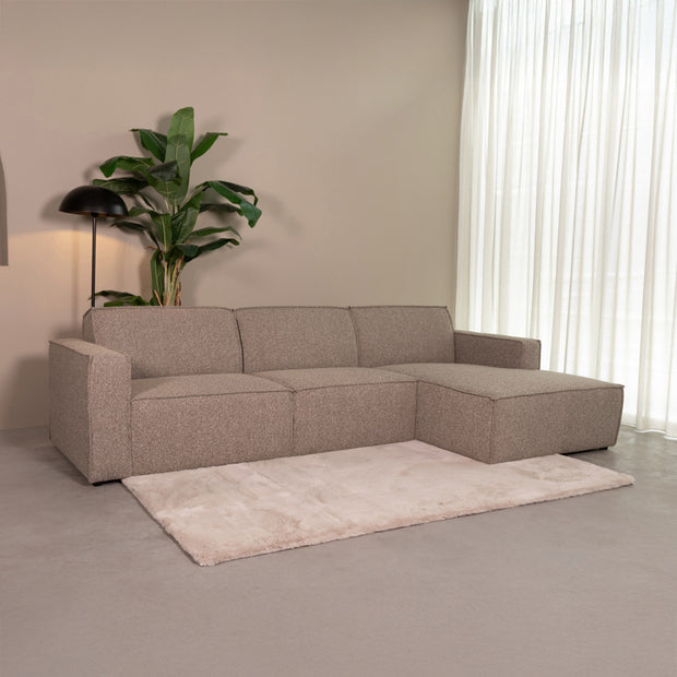 LABEL51 Hoekbanken Kay - Mushroom Royal Boucle - Boucle - Loungebank Rechts