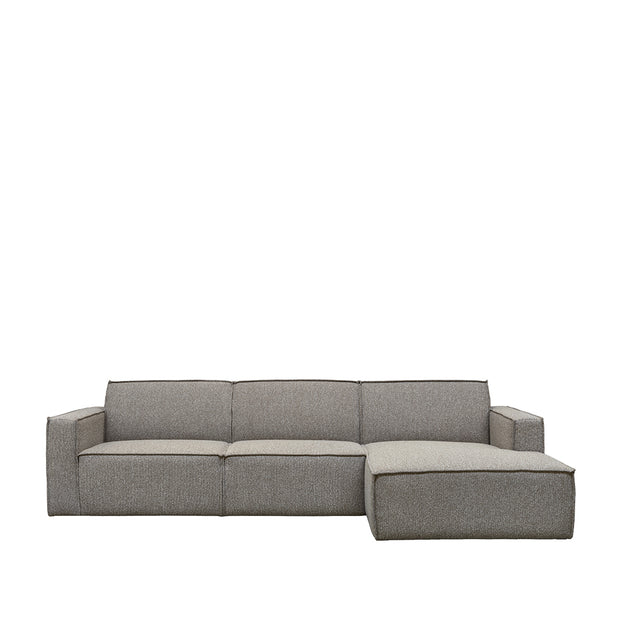 LABEL51 Hoekbanken Kay - Mushroom Royal Boucle - Boucle - Loungebank Rechts