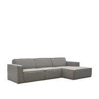 LABEL51 Hoekbanken Kay - Mushroom Royal Boucle - Boucle - Loungebank Rechts