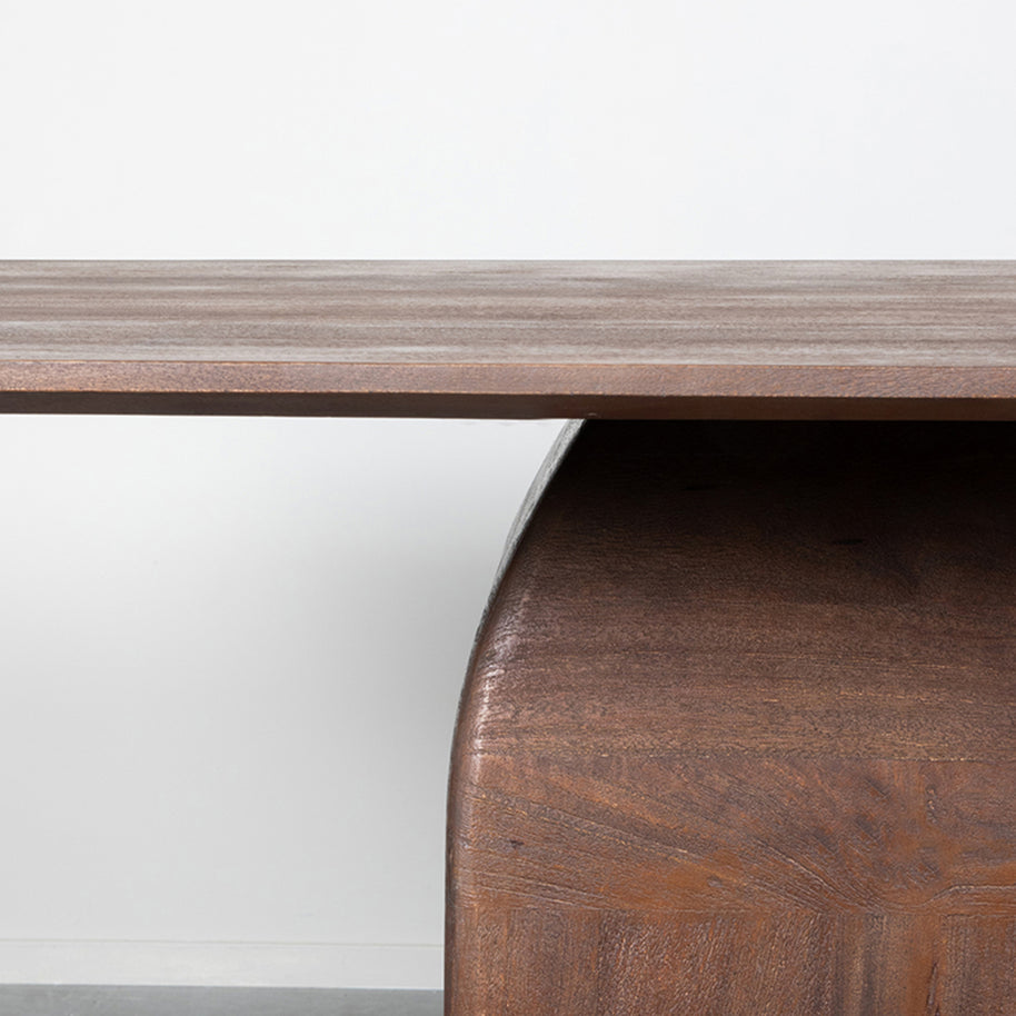 LABEL51 Eetkamertafels Owen - Espresso - Mangohout - 200 cm