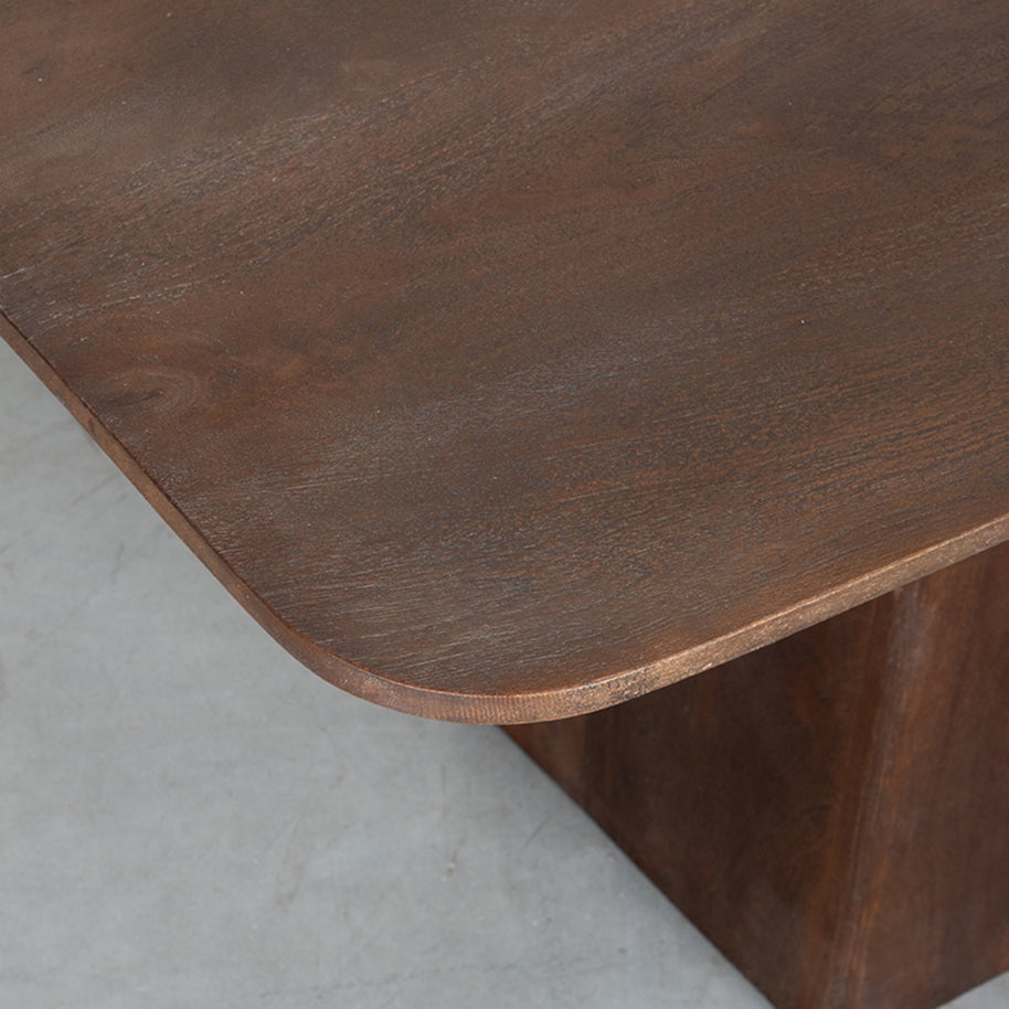 LABEL51 Eetkamertafels Owen - Espresso - Mangohout - 200 cm