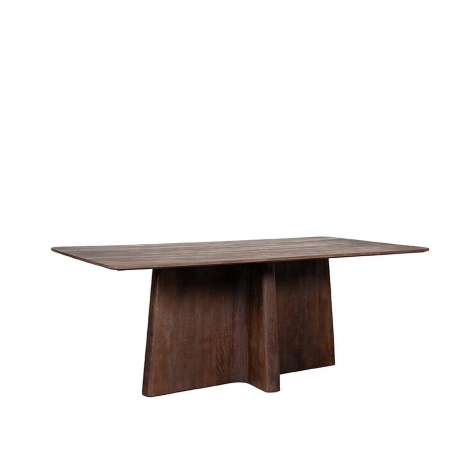 LABEL51 Eetkamertafels Scott - Espresso - Mangohout - 220 cm