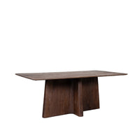LABEL51 Eetkamertafels Scott - Espresso - Mangohout - 220 cm