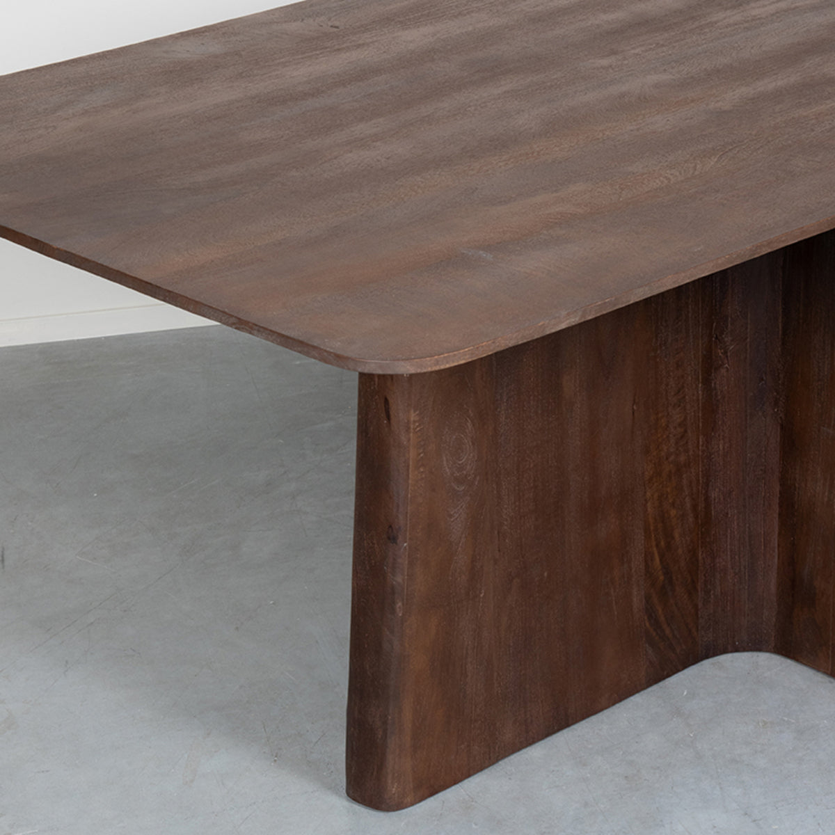 LABEL51 Eetkamertafels Scott - Espresso - Mangohout - 220 cm