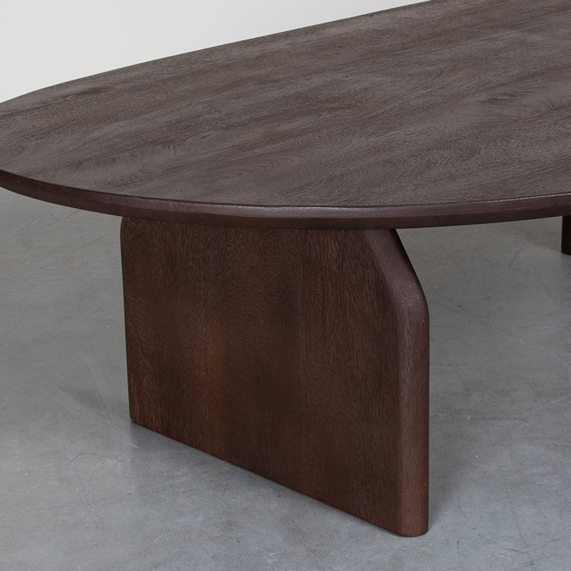 LABEL51 Salontafels Cooper - Espresso - Mangohout - 135 cm