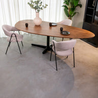 LABEL51 Eetkamertafels Rosie - Nature Smooth - Mangohout - 260cm
