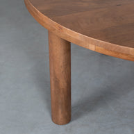 LABEL51 Eetkamertafels Elly - Nature Smooth - Mangohout - 140 cm - Rond