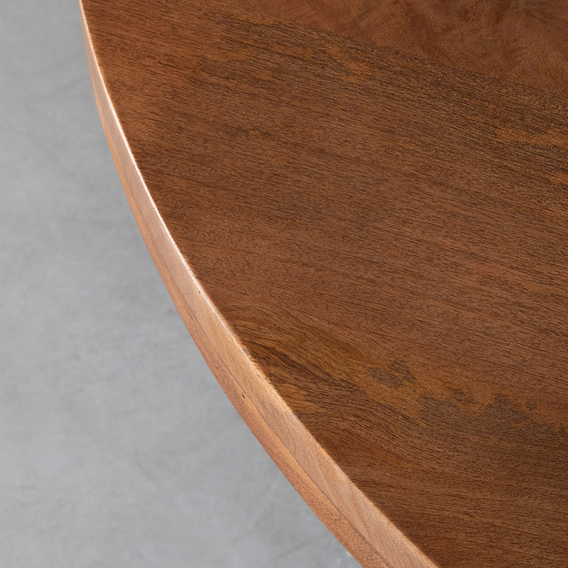 LABEL51 Eetkamertafels Elly - Nature Smooth - Mangohout - 140 cm - Rond