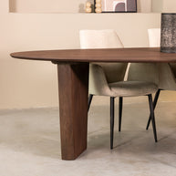 LABEL51 Eetkamertafels Wow - Espresso - Mangohout - 300 cm