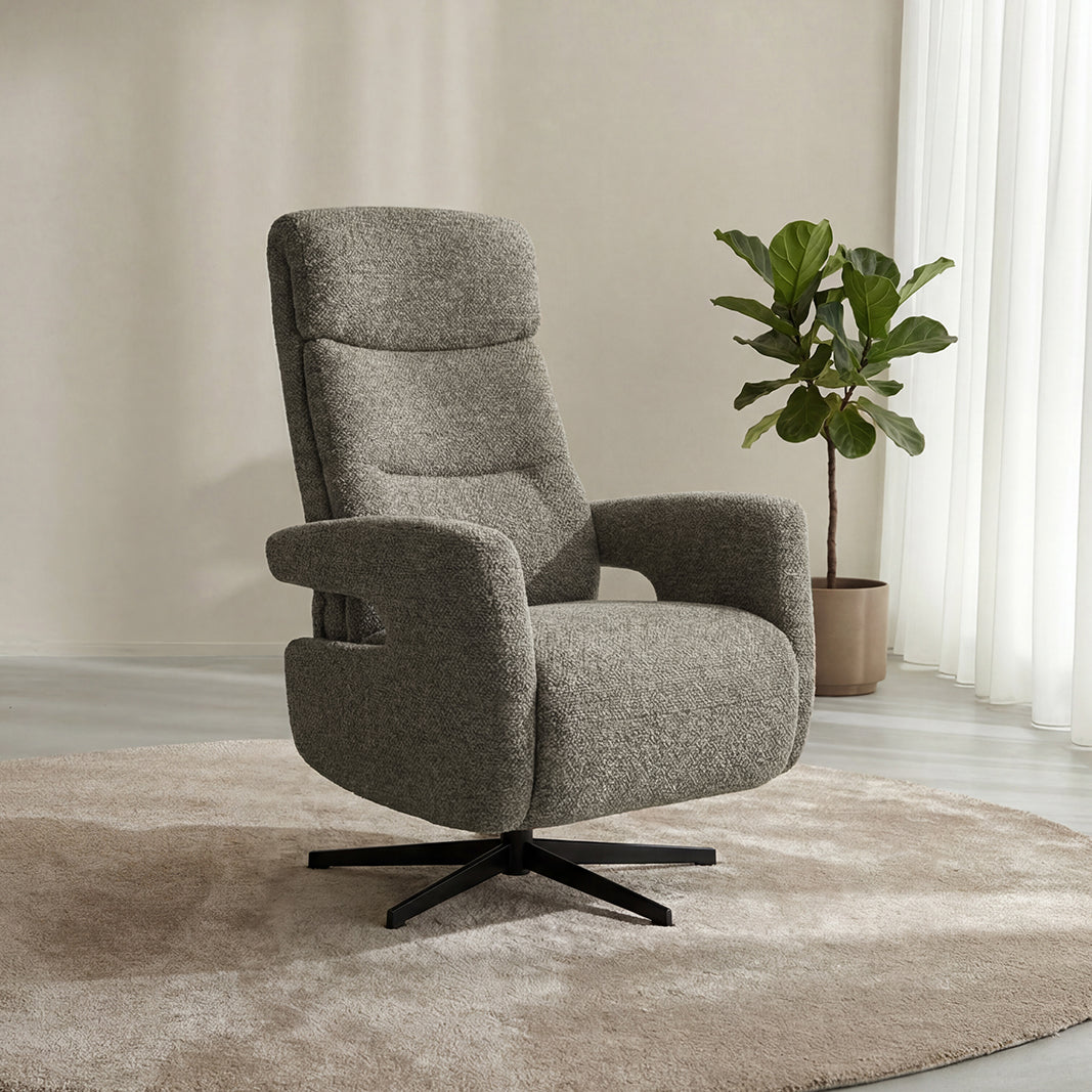 LABEL51 Fauteuils Tampere - Mushroom - Boucle - One Size