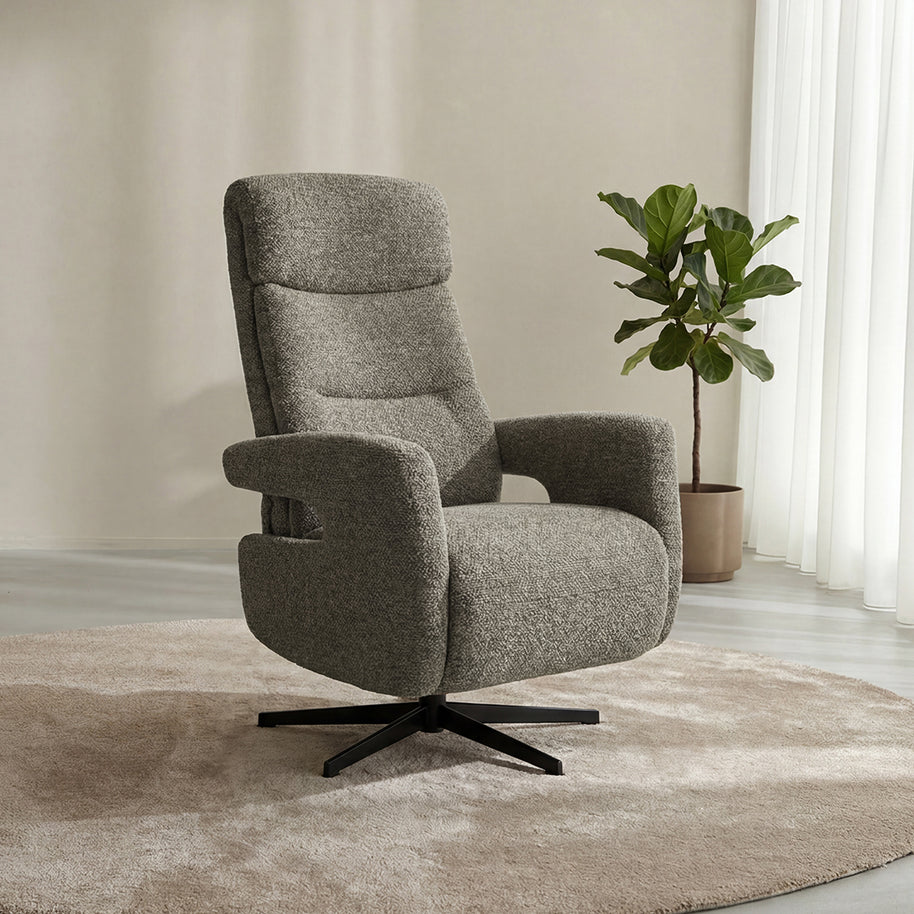LABEL51 Fauteuils Tampere - Mushroom - Boucle - One Size