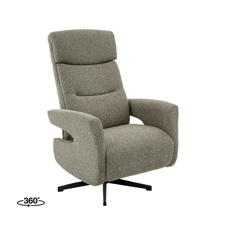 LABEL51 Fauteuils Tampere - Mushroom - Boucle - One Size