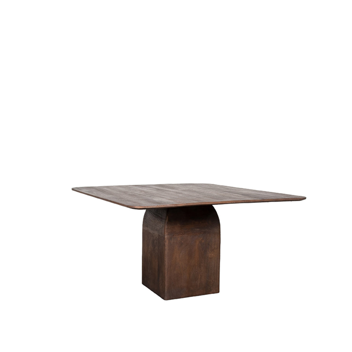 LABEL51 Eetkamertafels Ingo - Espresso - Mangohout - 140 cm - Vierkant