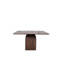 LABEL51 Eetkamertafels Ingo - Espresso - Mangohout - 140 cm - Vierkant